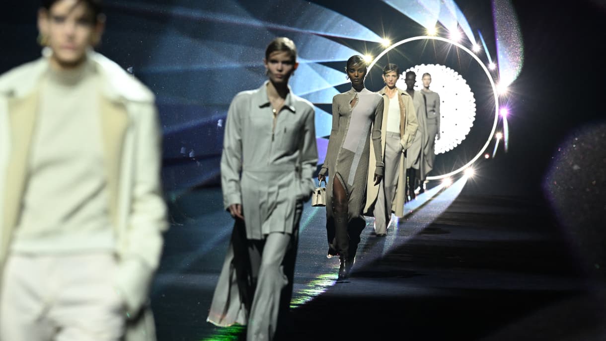 Le défilé Fendi automne-hiver 2023-2024 à la Fashion Week de Milan