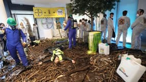 Une manifestation anti-pesticides en région parisienne. 