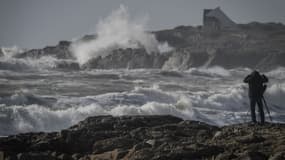 Une mer très agitée. (Photo d'illustration)