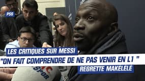 PSG : Makélélé regrette les critiques contre Messi, "On fait comprendre à ces joueurs de ne pas venir en L1"