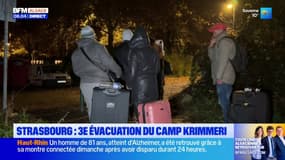 Strasbourg: nouvelle évacuation du camp au parc du Krimmeri