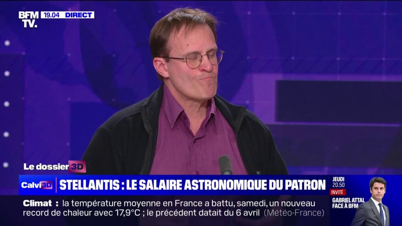 Marc darsy (salarié de l'usine stellantis poissy et délégué syndical sud stellantis poissy) sur la rémunération de carlos tavares: 