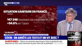 Covid-19: pour le Pr Buisson, "il faut que les personnes à risque portent le masque quand il y a du monde"