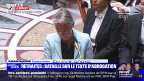 Élisabeth Borne qualifie la proposition de loi Liot sur l'abrogation de la réforme des retraites de "manœuvre anticonstitutionnelle"