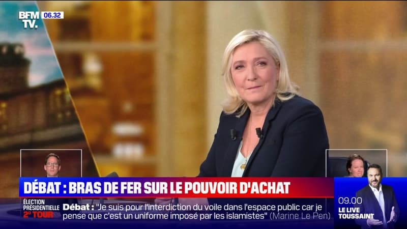 Débat: le bras de fer entre Emmanuel Macron et Marine Le Pen sur le pouvoir d'achat