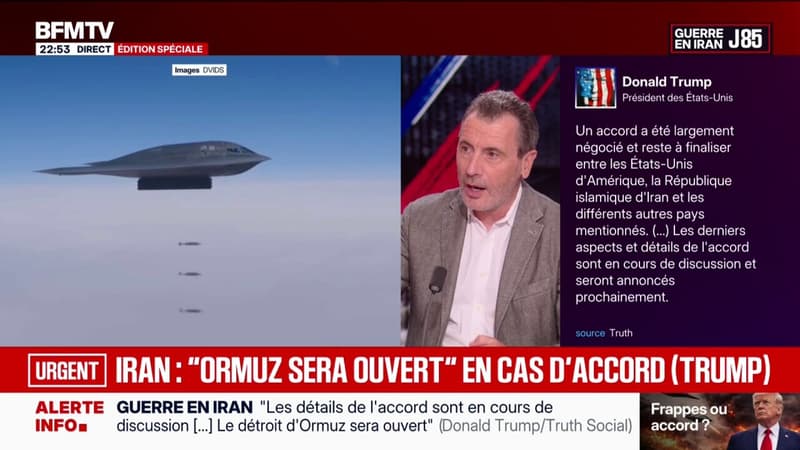 Guerre au Moyen-Orient: "Un accord a été largement négocié et reste à finaliser", annonce Donald Trump