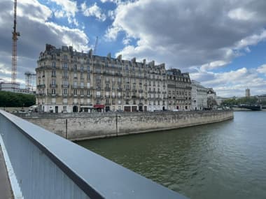 L'Île Saint-Louis à Paris. 