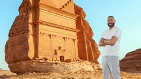 Un détournement d'une photo de Benzema devant Hegra