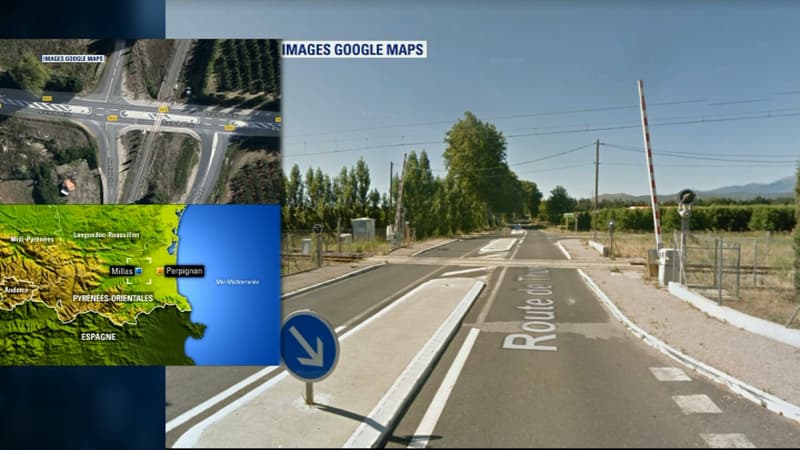 Les lieux du drame à Millas.