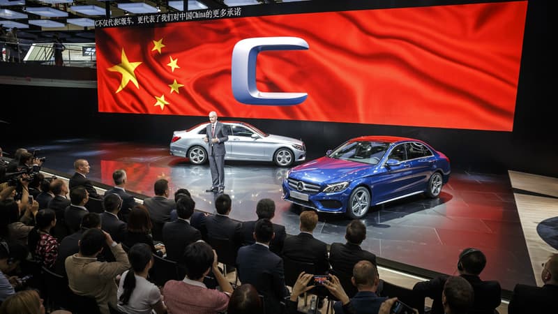 La présentation Mercedes-Benz au dernier Salon de Pékin, en 2014.
