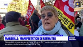 Marseille: les retraités dans la rue pour demander une revalorisation de leurs pensions