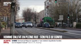 INFO BFMTV - Val-d'Oise: le fils de l'homme enlevé en pleine rue se confie