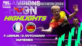 WTT Champions : Felix Lebrun vs Ovtcharov, ex numéro 1 mondial - Huitième de finale