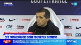 Coupe de France: l'entraîneur de l'USL Dunkerque heureux du match de son équipe