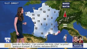 La météo pour ce mardi 10 octobre 2017
