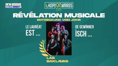 Hopl'Awards 2023: le groupe Las Baklavas désigné révélation musicale de l'année