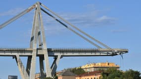 Effondrement du pont Morandi à Gênes, le 14 août 2018