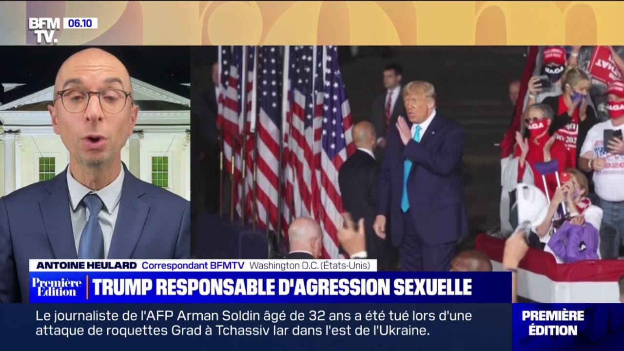 Tats Unis Donald Trump D Clar Responsable D Agression Sexuelle Par