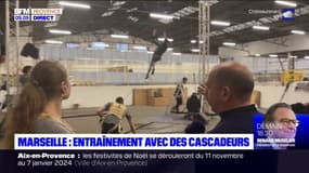 Marseille: les coulisses des entraînements des cascadeurs