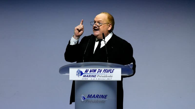 Franck de Lapersonne le 5 février 2017 lors d'un meeting organisé pour la campagne de Marine Le Pen.