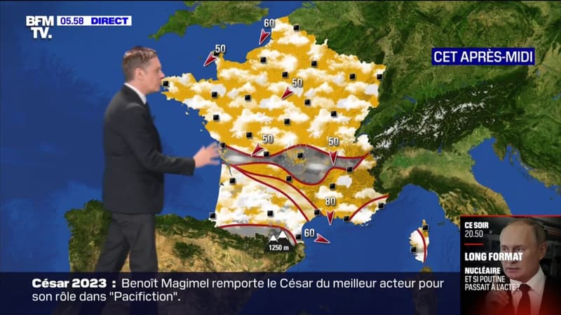 La météo pour ce samedi 25 février 2023 - France UNews.MEDIA