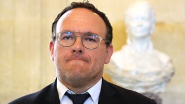 Damien Abad au Palais-Bourbon