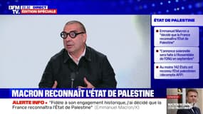 Palestine: "Le président Macron a voulu envoyer un message de l'Europe à ce peuple-là", interprète Richard Ramos député Modem et président du groupe d'amitié France-Palestine