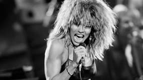 La chanteuse Tina Turner lors de son concert au Palais Omnisports à Paris, le 30 mars 1987.