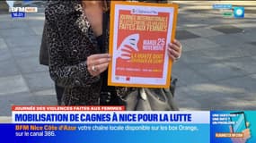 Mobilisation à Cagnes et à Nice pour la lutte contre les violences faites aux femmes