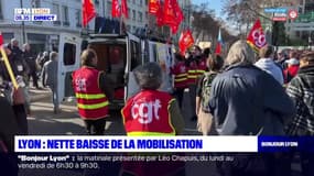 Grève du 16 février: une baisse de la mobilisation à Lyon