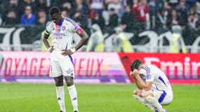 Moussa Niakhaté lors du match Lyon-Lens (1-2, L1), le 4 mai 2025