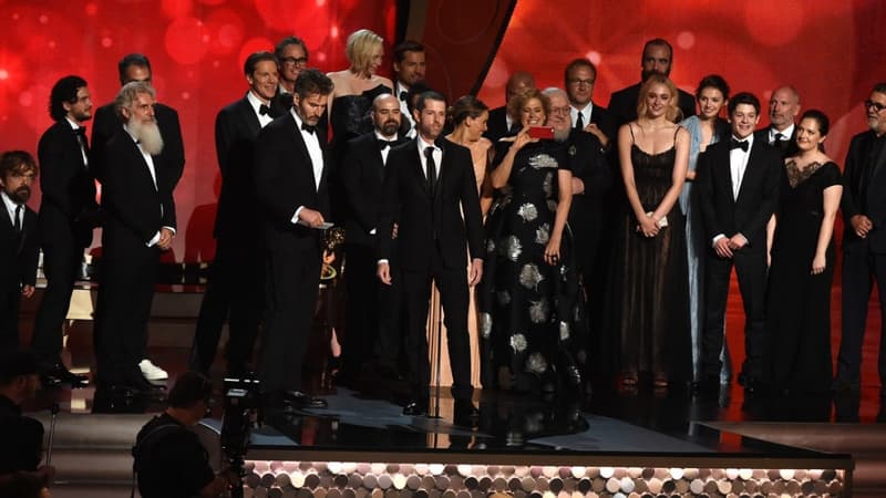 Le casting de "Game of Thrones" aux Emmy Awards, le 18 septembre 2016