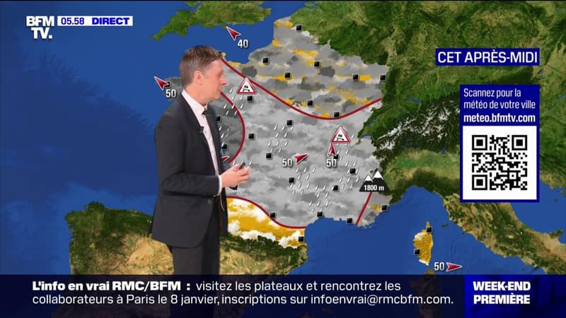 Regarder la vidéo Du froid et des pluies verglaçantes pour les trois-quarts nord du pays