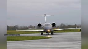 L'avion de Frontex est arrivé mercredi 1er décembre 2021 à Lille. 