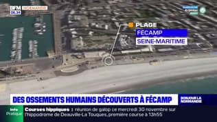 Fécamp: des ossements humains découverts sur la plage