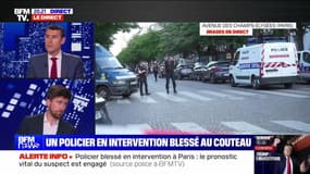 Un policier en intervention blessé au couteau - 18/07