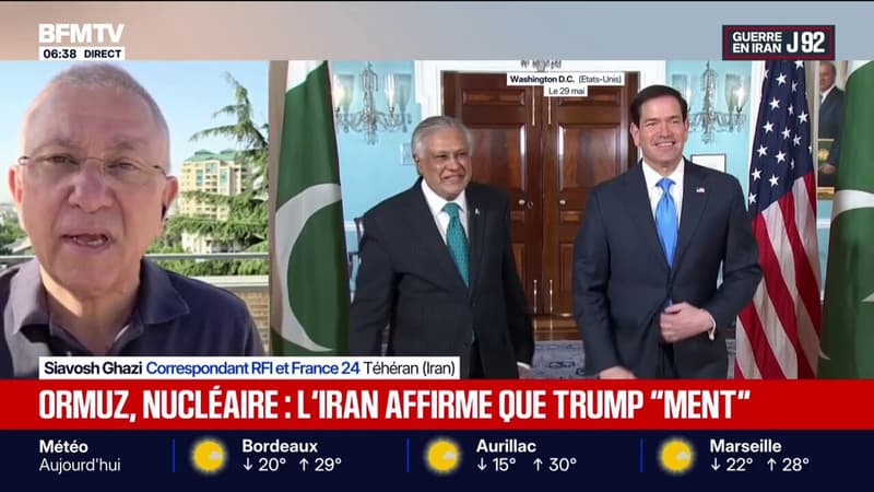 Détroit d'Ormuz, nucléaire... Donald Trump "ment", selon les responsables iraniens