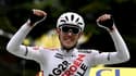 L'Australien Ben O'Connor (AG2R) remporte la 9e étape du Tour de France, le 4 juillet 2021 à Tignes