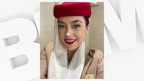 Tori Towey, hôtesse de l'air irlandaise de 28 ans pour la compagnie Emirates, sur une photo publié par l'ONG "Detained in Dubai", le 10 juillet 2024.