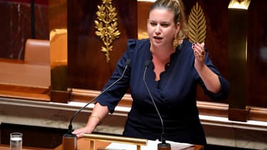 La cheffe du groupe LFI à l'Assemblée Mathilde Panot, le 6 juillet 2022.