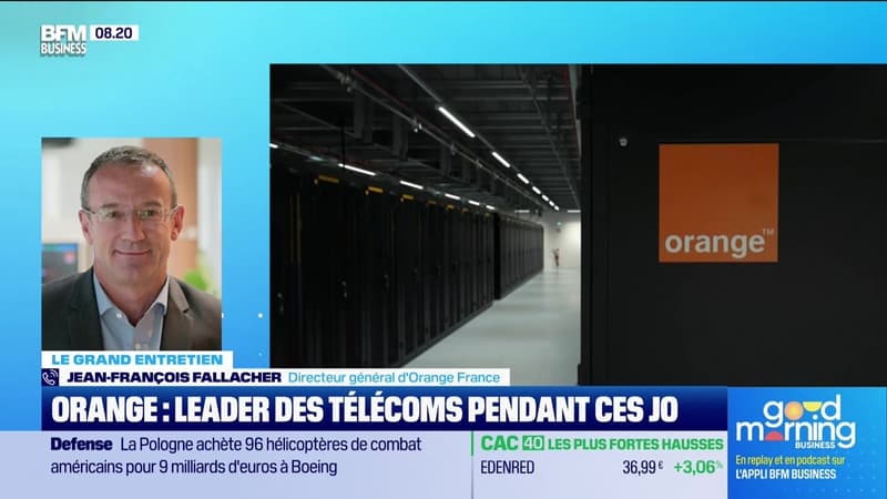 Jean-François Fallacher (Orange France) : Orange, leader des télécoms pendant ces JO - 14/08