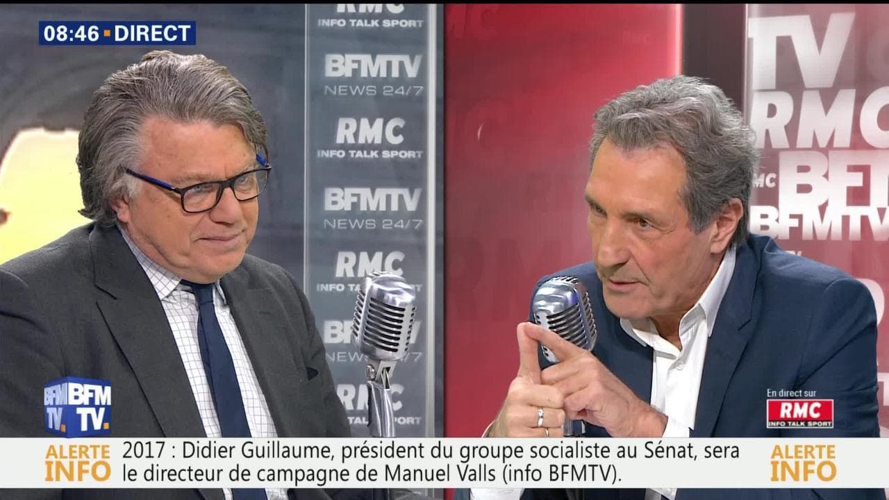 Gilbert Collard face à Jean-Jacques Bourdin en direct