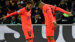 Neymar et Kylian Mbappé