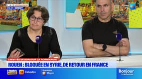 Rouen: Amjaad, bloquée en Syrie où son mari a été assassiné, est de retour en France