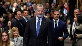 Le roi d'Espagne Felipe VI le 8 octobre 2024