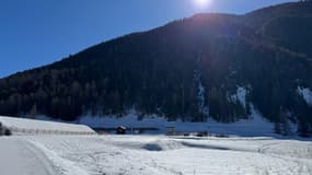 La piste de biathlon de Ceillac