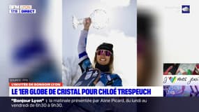 La snowboardeuse lyonnaise Chloé Trespeuch a remporté son premier Globe de cristal