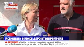 Incendies en Gironde: Fabienne Buccio, préfète de Gironde, annonce l'arrivée de la délégation polonaise, en renfort des pompiers français