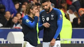 Antoine Griezmann et Olivier Giroud