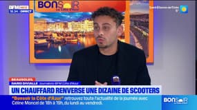 Un chauffard renverse une dizaine de scooters à Beausoleil